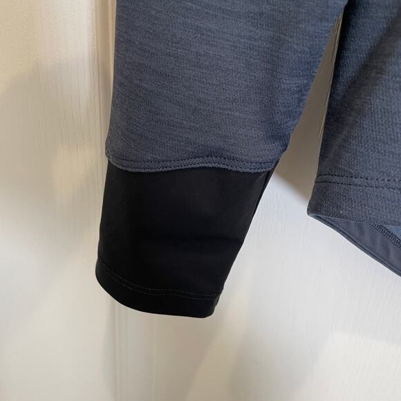 Patagonia Women's Base Layer Top Blue Contrast Cuffs Gorpcore Quick Dry M - Picture 3 of 4